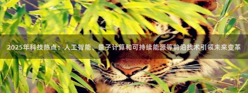 2025年科技热点：人工智能、量子计算和可持续能源等前沿技术引领未来变革