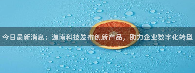 今日最新消息：迦南科技发布创新产品，助力企业数字化转型